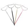 Crescent-Shaped Stainless Steel Eyelash Inspection Mirror for Grafted Eyelashes