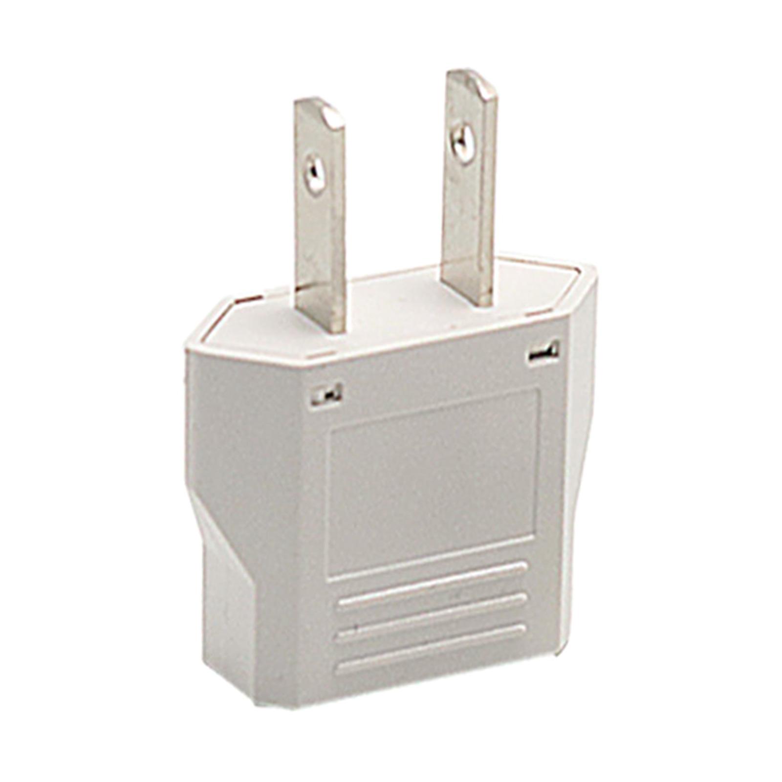 Portable US to EU Power Adapter Travel Plug Adapters Electrical Socket Standard 2pin US to Euro Plug Power Converter белый