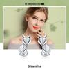 Avle S925 Origami Fox Sterling Silver Animal Earrings for Girls - SCE526