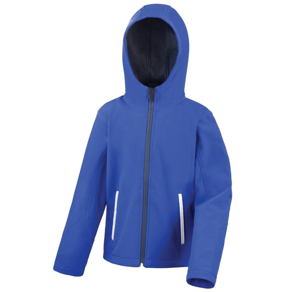 Result Core Kids Unisex Junior Hooded Softshell Jacket