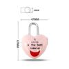 Mini Dial Digits Code Number Password Combination Padlock Love Heart Shape Luggage Suitcase Metal Lock Safety Travel Durable