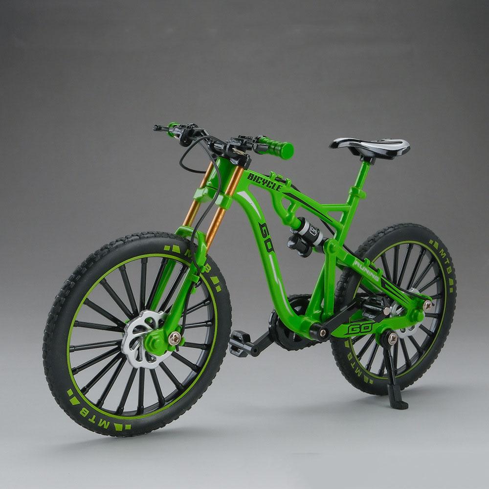 1:Model terénního skládacího jízdního kola v měřítku 8, hračka, slitina, odlévaný pod tlakem, kloubové řízení, gumové pneumatiky, modely závodních aut, dárky