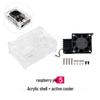 Raspberry Pi 5 Transparenter Acryl-Case mit PWM-Lüfter, Kühlkörper & Kameraschutz