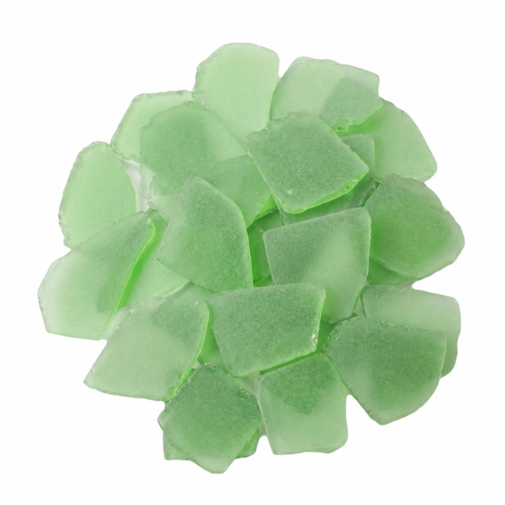 Frosted Sea Glass Pieces DIY Art Crafts Unique Crushed Sea Glass Irregular Tumbled Sea Glass Decor Home Decor