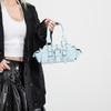 Vintage Messenger Bag Purse Women PU Leather Shoulder Bag Rivet Chic Handle Casual Crossbody Bags Retro Hand Bag