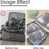 Shoes Storage Bags Closet Organizer Non-woven Travel Portable Bag Waterproof Pocket Clothing Classified Hanging Bag