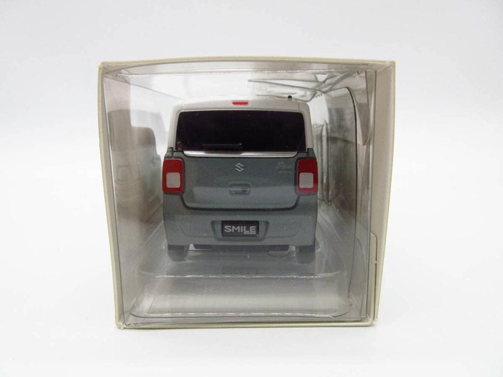 Suzuki New Wagon R Smile Dealer Exclusive Pullback Car Miniature Car Color Sample Off Blue Non-Sale Metallic/White Two-Tone