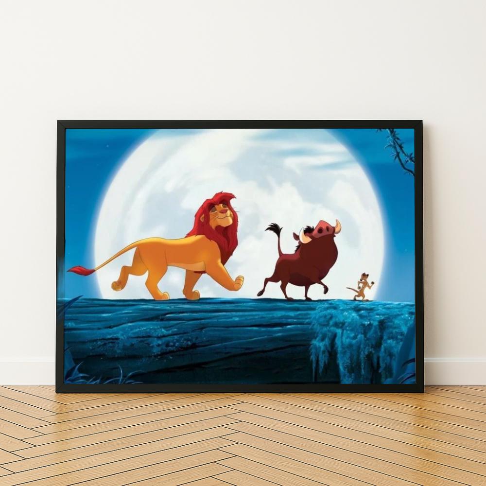 Malowanie Po Numerach Obrazy Do Malowania Król Lew Hakuna Matata 50X40 Cm