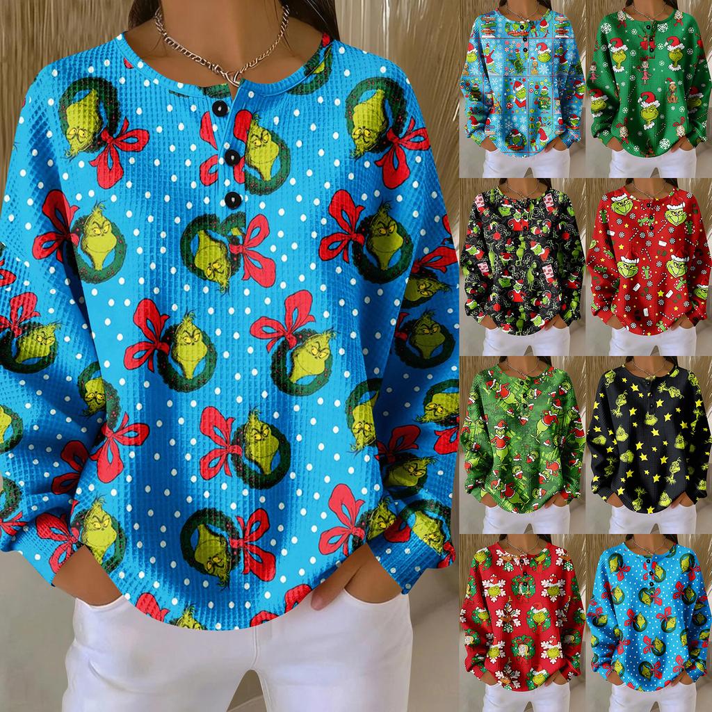 Dámské ležérní košile s dlouhým rukávem, topy na knoflíky s výstřihem do V, volný úplet, podzimní oblíbené pro ženy