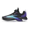 Anta Kinder Stoff Mode Bequem Rutschfest Verschleißfest Atmungsaktiv Low-Top Basketballschuhe Unisex Sneaker Schwarz Lila 312511111-4