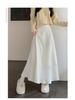 2025 High Waist Pleated A-Line Knitted Skirt for Women - Autumn/Winter Collection