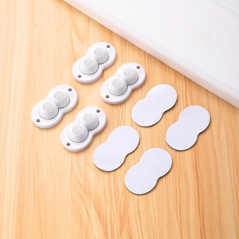 Adhesive Roller Wheels for Trash Can, No-Drill, 4-Pack Universal Base Accessory