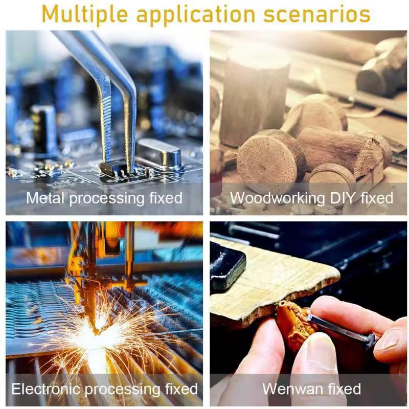 Rotary Mini Bench Vise Clamp Table Swivel Lock Clamp DIY Repair Tool