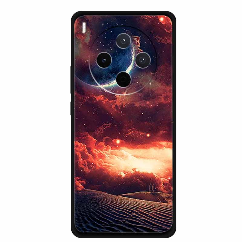 For vivo Y500 Pro 5G Case Flowers Soft Silicone TPU Phone Cases for vivoY500 Pro Shockproof Cool Wolf Animals Protective Cover