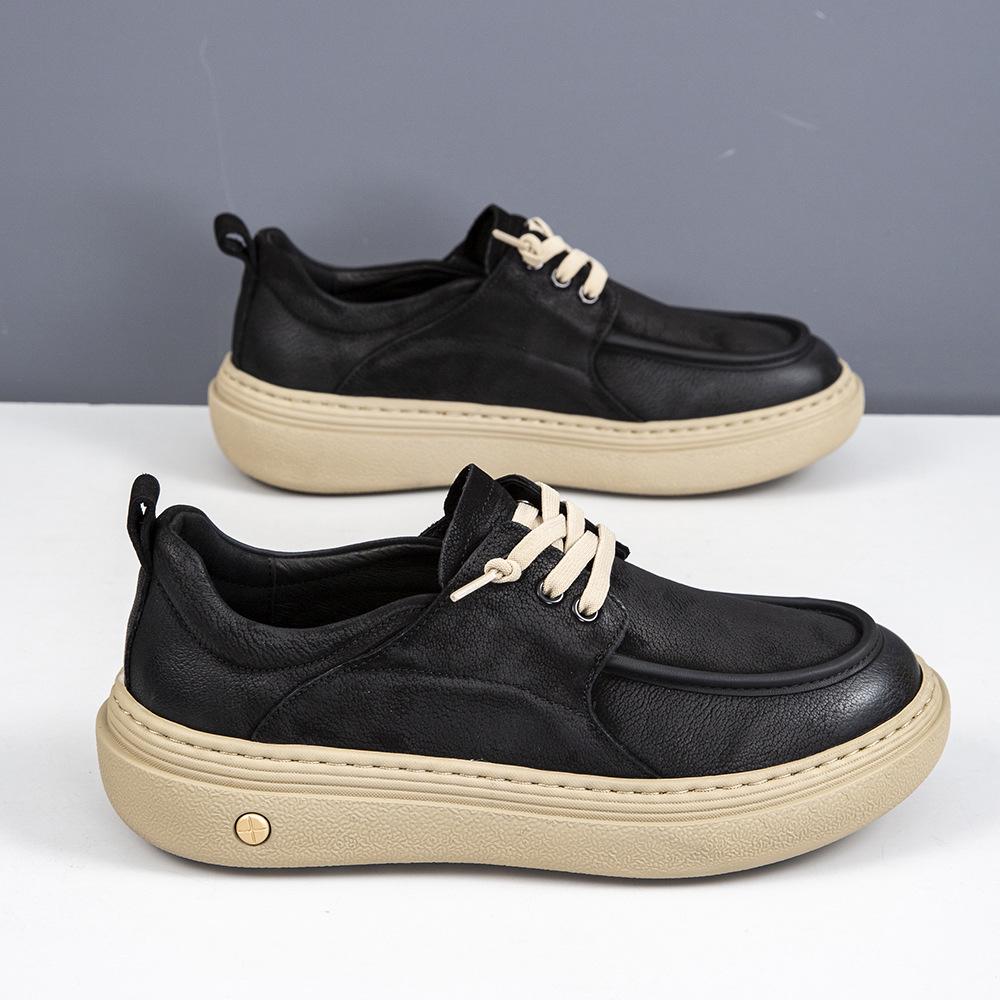 

Мужские парусиновые кеды с низким верхом 2025 - Мягкая подошва и универсальный дизайн для весны и осени 39 чёрный