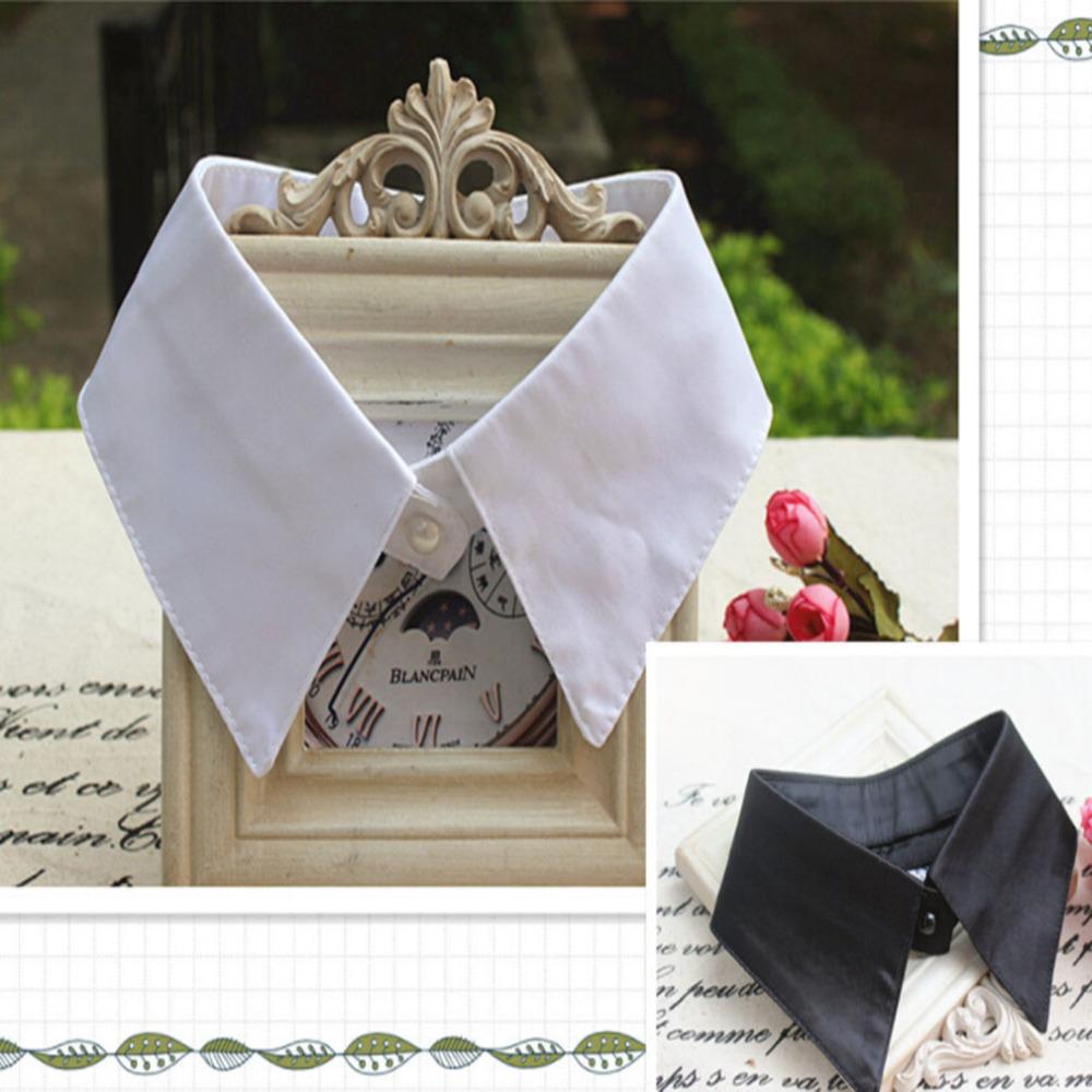 Fake Collar Ladies Women Adult Detachable Lapel Shirt Fake Collar Fashion Solid Color False Blouse Neckwear Clothing Accessorie