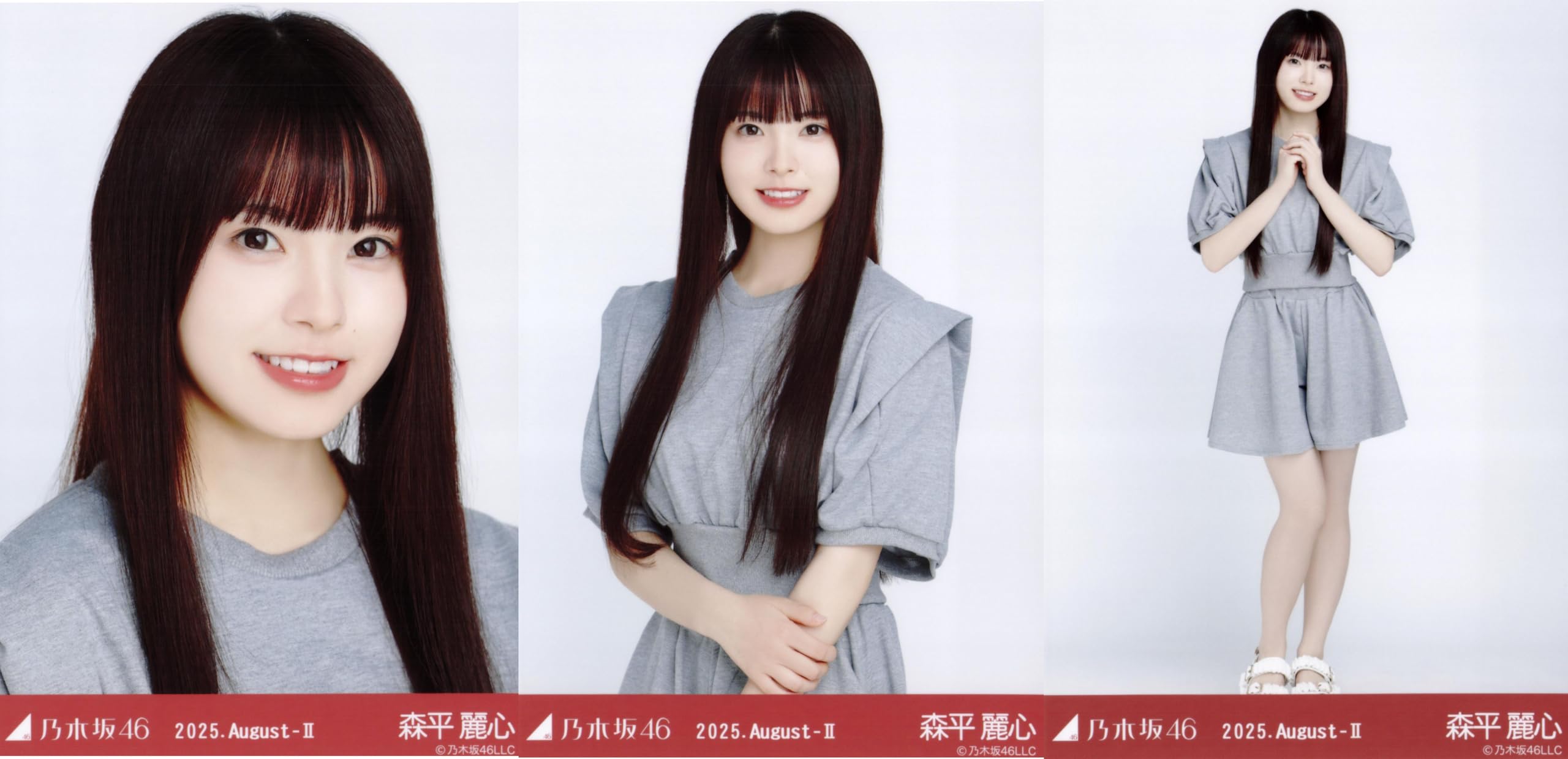 

Nogizaka46 Raw Photo Sweatshirt 3-Piece Set Reishin Morihira