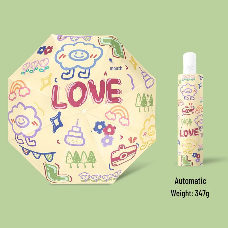 Автоматический компактный зонт Lilang Graffiti