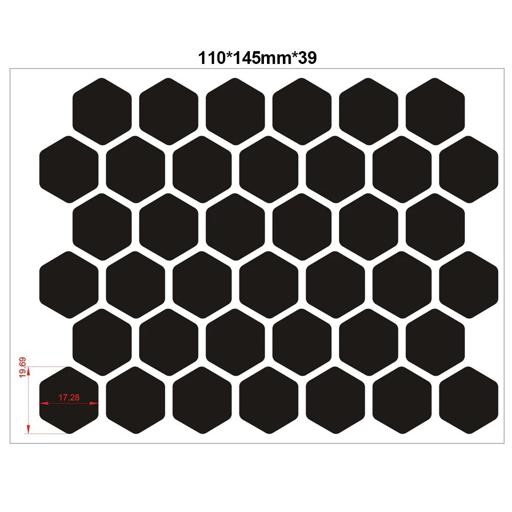 Motorcycle Helmets Invisible Black Reflective Stickers Simple And Effective Reflective Tape Circle Oval Arrow For Helmets Bikes