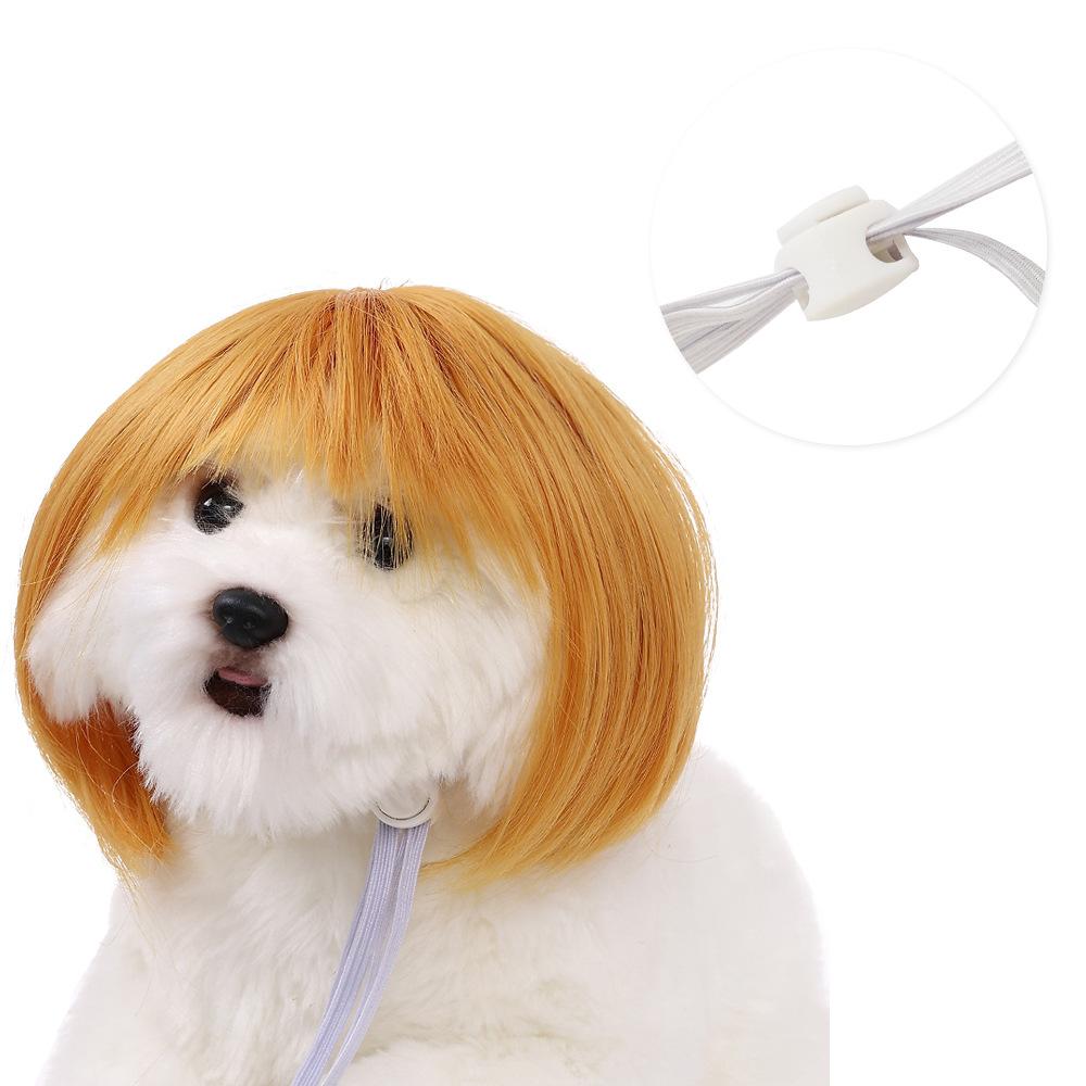 Pet Quality Premium Wig For Dogs And Cats In Trendy Bob Cut For Seasonal Celebrations