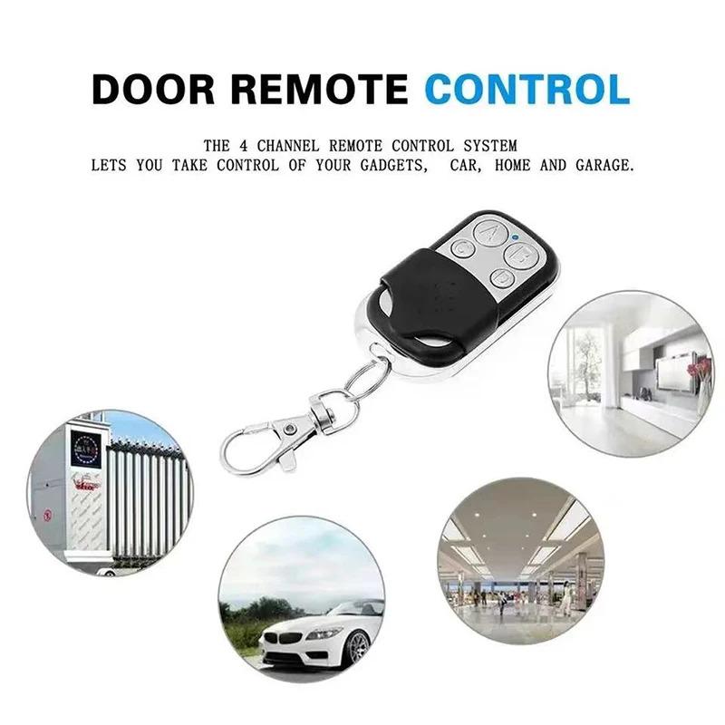 5 PCS 433MHz 4 Button Remote Control Cloner for Electric Garage Door Opener Code Copying and Replication