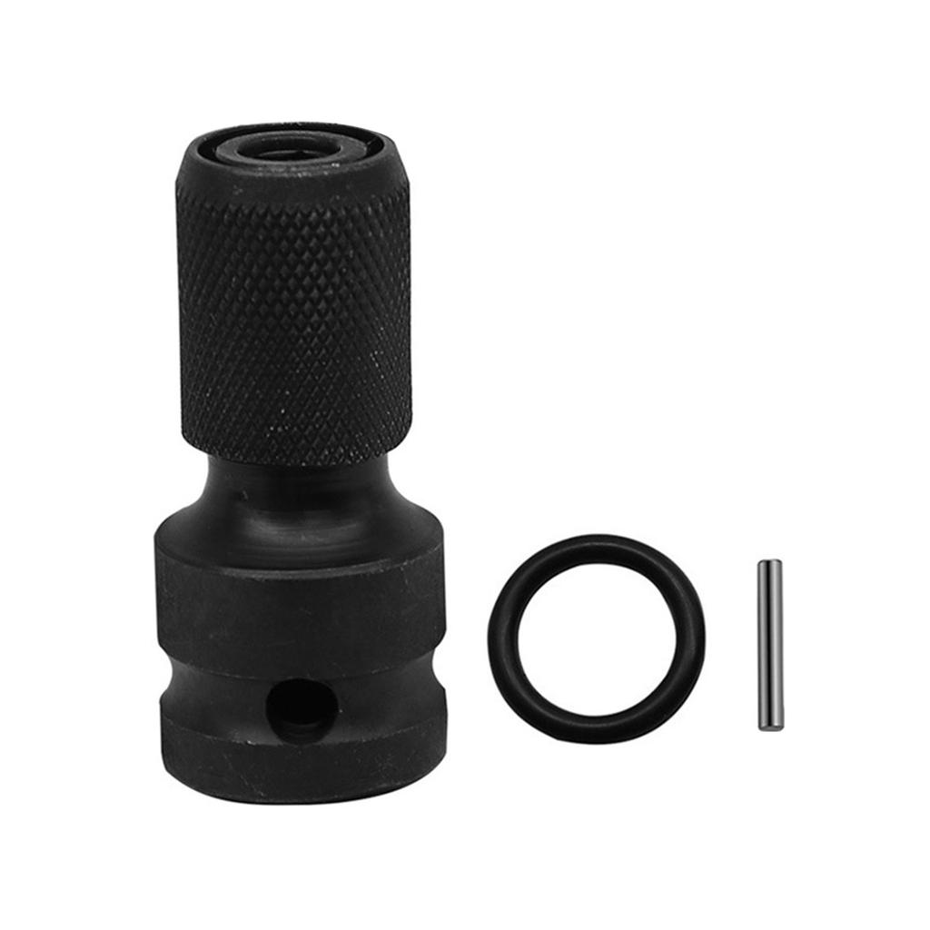 1/2 Inches Square To 1/4 Inches Impact Adapter Hex Adapter Female Socket Extension Kit Accessories For Electric Wrenches