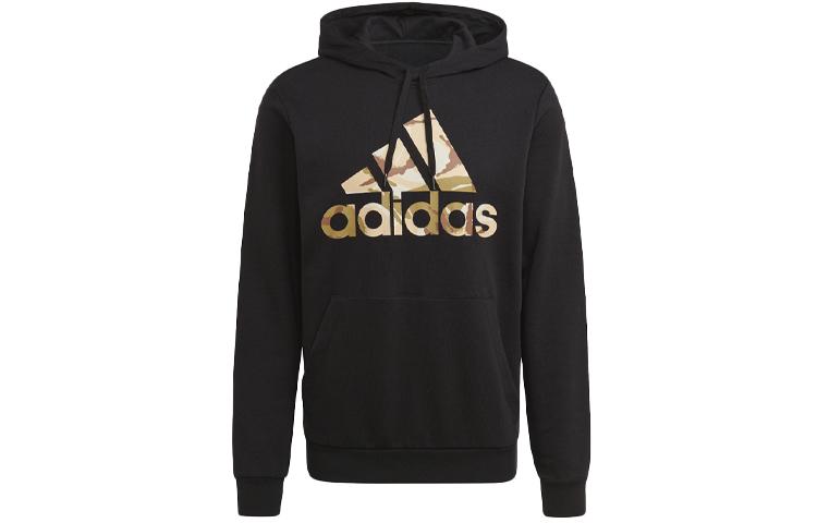 

Adidas Sweatshirts Men s Black Hooded Moderate Regular GL0019 L