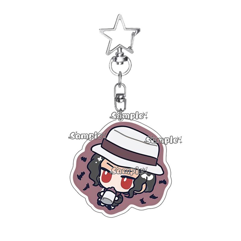 

Anime 5cm Acrylic Keychain Tanjirou Nezuko Zenitsu Rengoku Kyoujurou Character Key Ring Backpack Pendant Jewelry Accessories about 5cm