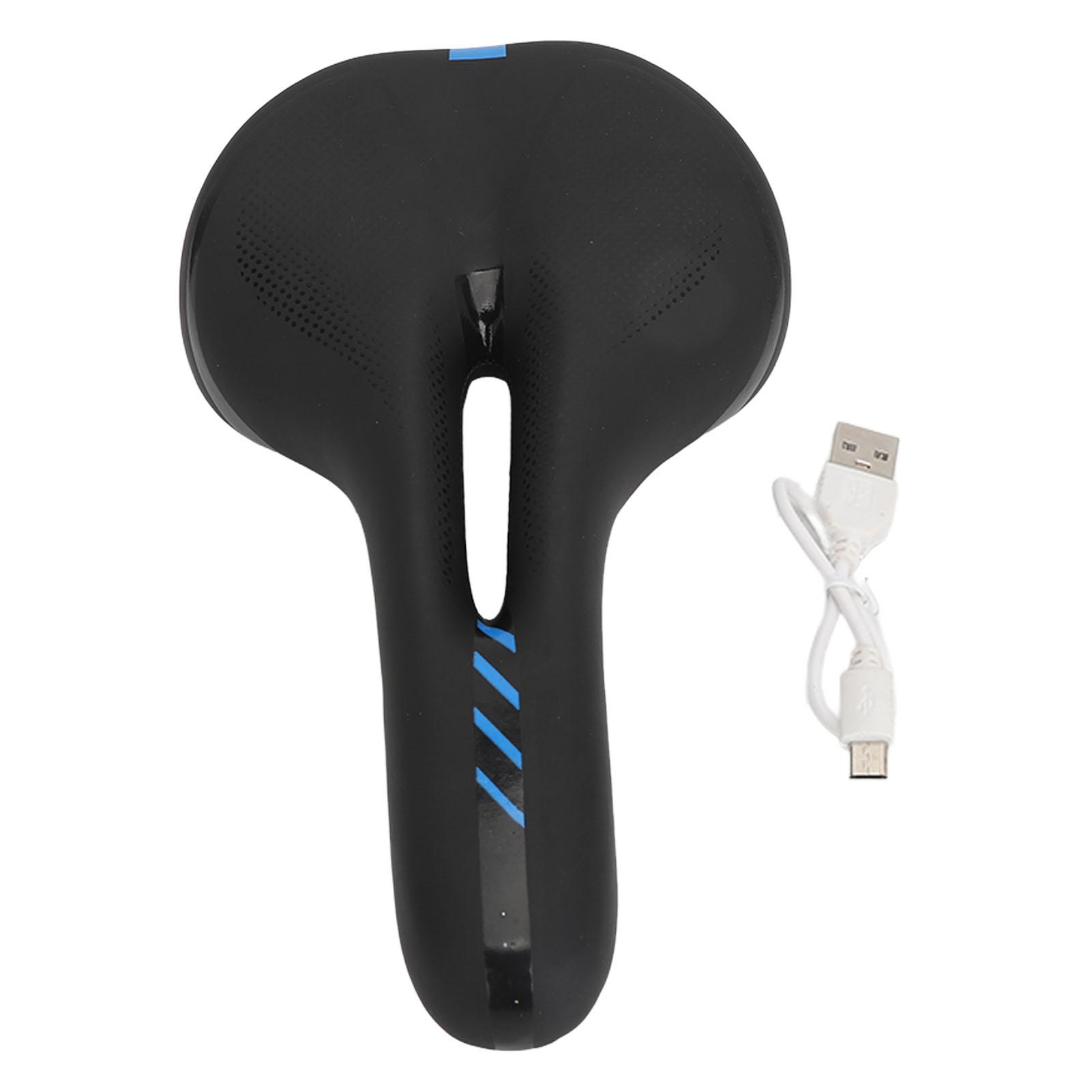 

Седло для шоссейного велосипеда черное полое эргономичное мягкое силиконовое губчатое заднее фара высокобезопасное велосипедное сиденье для