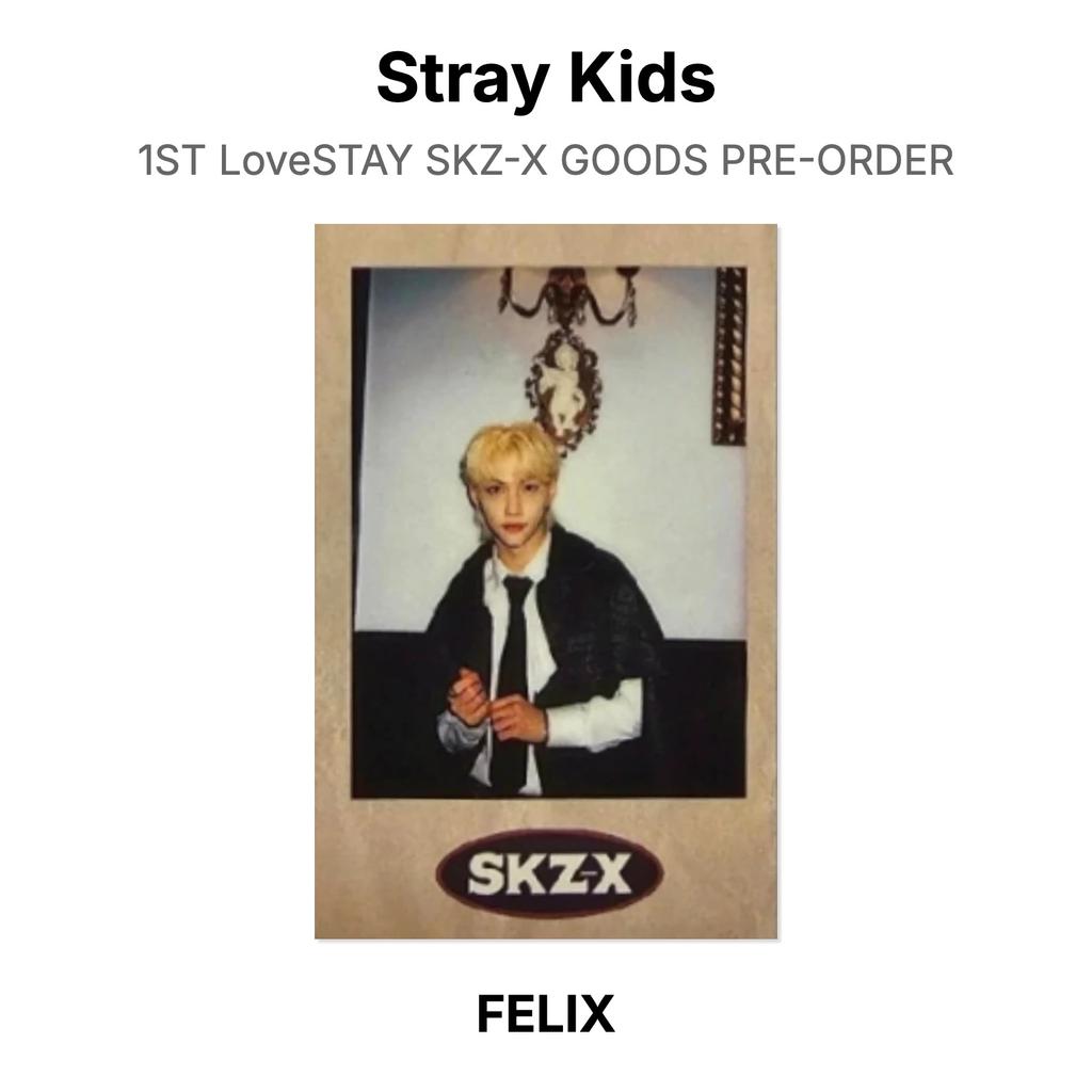 Stray Kids 1ST LoveSTAY SKZ-X GOODS PRE-ORDER Official Photocard