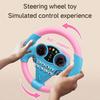1pc Kids Simulated Driving Controller, Interactive Car Steering Wheel Toy, Educational Activity Gift, ABS Resin, Assorted Colors,No Batteries Included