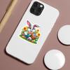 50 Sheets of Nordic Easter Graffiti Stickers, Water Cups, Luggage, Waterproof Decorative Stickers, Creative Festival Stickers