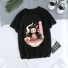 New Demon Slayer Anime Print Trendy Casual Top for Women, Summer Parent-child T-shirt for Women