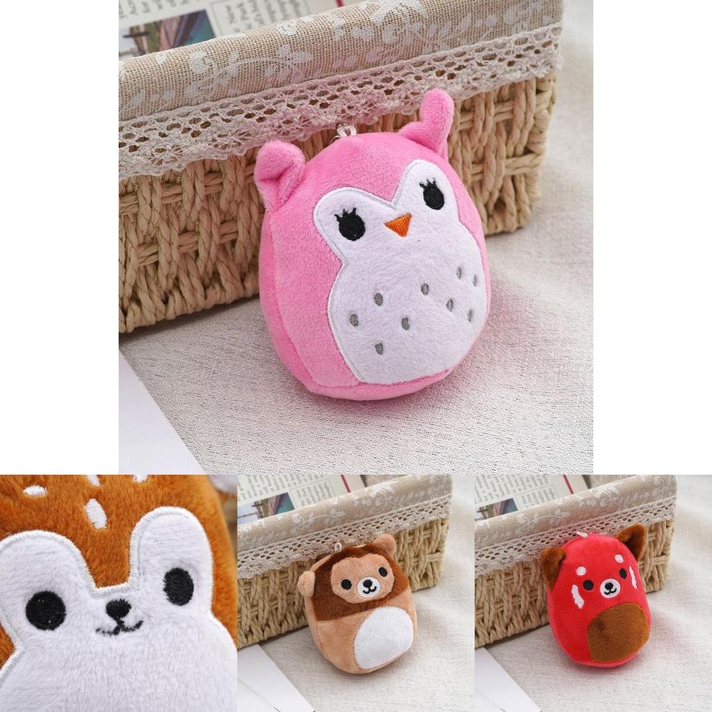 Cozy Squishallow Keychain Bear Plush Toy For Children Gift