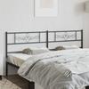 VidaXL Black Metal Headboard 193 Cm 355304
