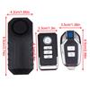 Bicycle Motorcycle Vibration Alarm Bike Alarm Remote Control Wireless Anti-Theft Alarm 113Db Triggered Vibration Sensor