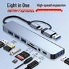USB 3.0 Multi-Interface Type-C Expansion Hub for Laptops, Tablets, Phones, and Desktops