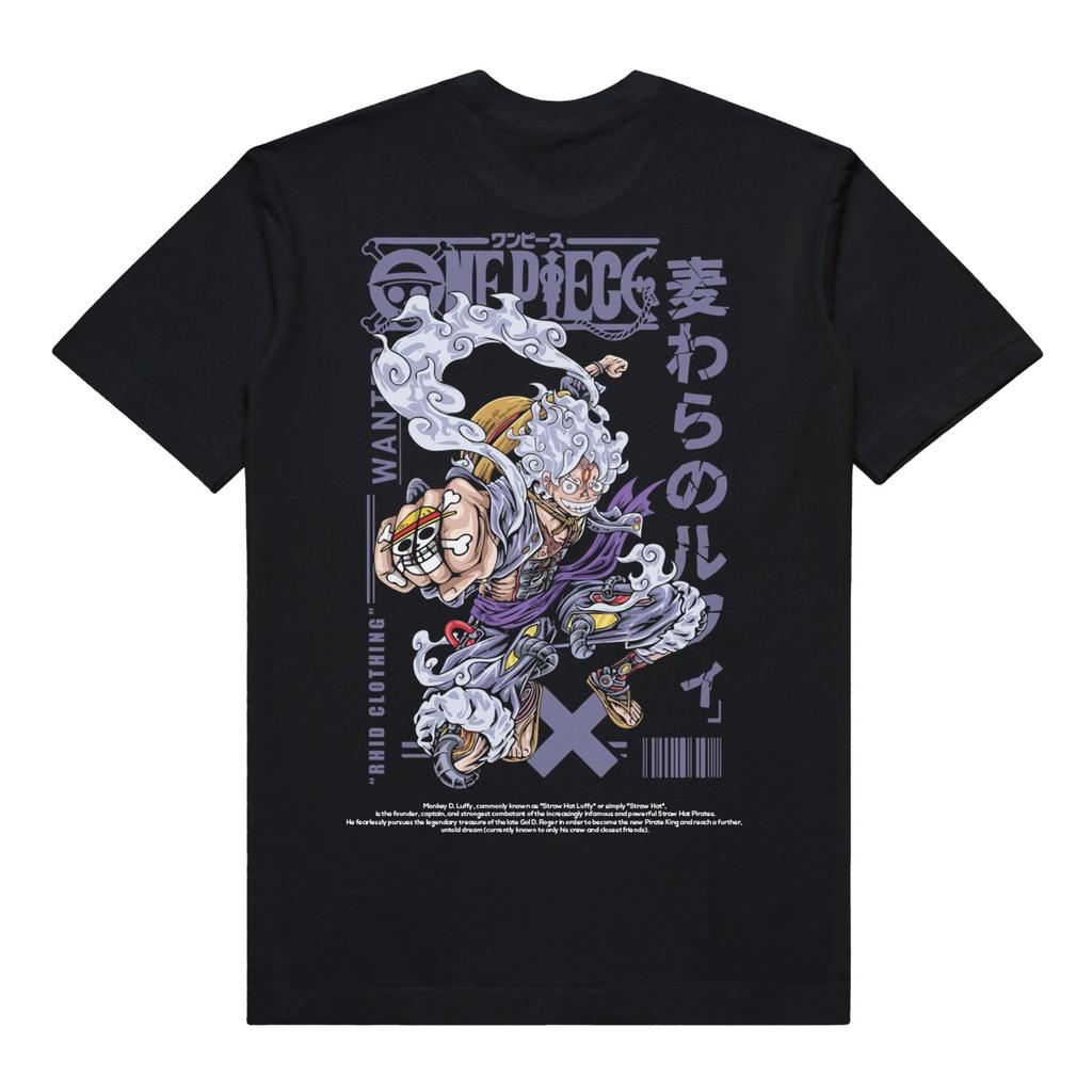 ONE PIECE Nika Luffy Gear 5 Anime Pánské Dámské Letní Tričko Volný Čas Sport Fitness Oversized Pohodlné Bavlna Krátký Rukáv Top