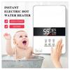 6000W Instant Heating Electric Hot Water Heater LED Display Quick Heater Household Temperature Adjust + Shower Nozzle