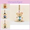 Fun And Whimsical Nurse Bear Plush Doll Keychain Ideal For Bag Charms And Gifts