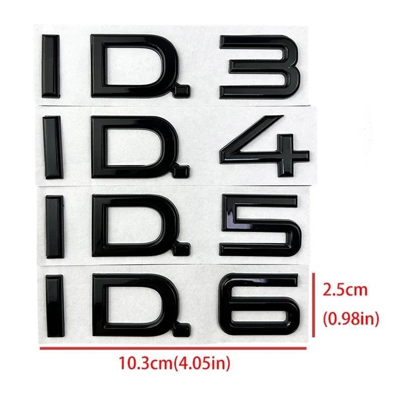 1Pc Car Body Emblem Trunk Badge Sticker For ID.3 4 5 6 BORA GOLF JETTA MK4 PASSAT SCIROCCO SR36 TIGUAN TOUAREG