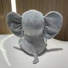 Nouveauté Haute Qualité 25CM Gris Rose Éléphant Peluches Poupées Remplies Bébé Kawaii Jouet Dormeur Chambre d'Enfant Cadeaux Décoratifs