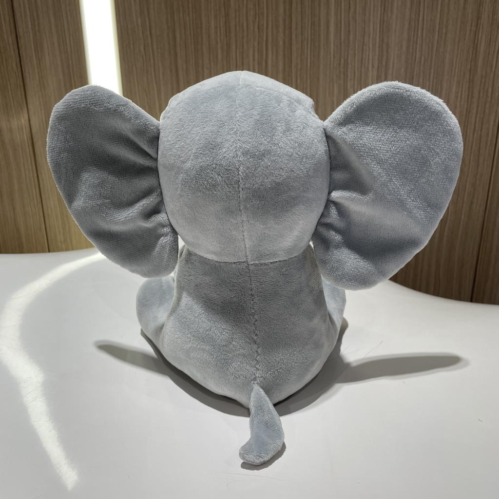 Nouveauté Haute Qualité 25CM Gris Rose Éléphant Peluches Poupées Remplies Bébé Kawaii Jouet Dormeur Chambre d'Enfant Cadeaux Décoratifs