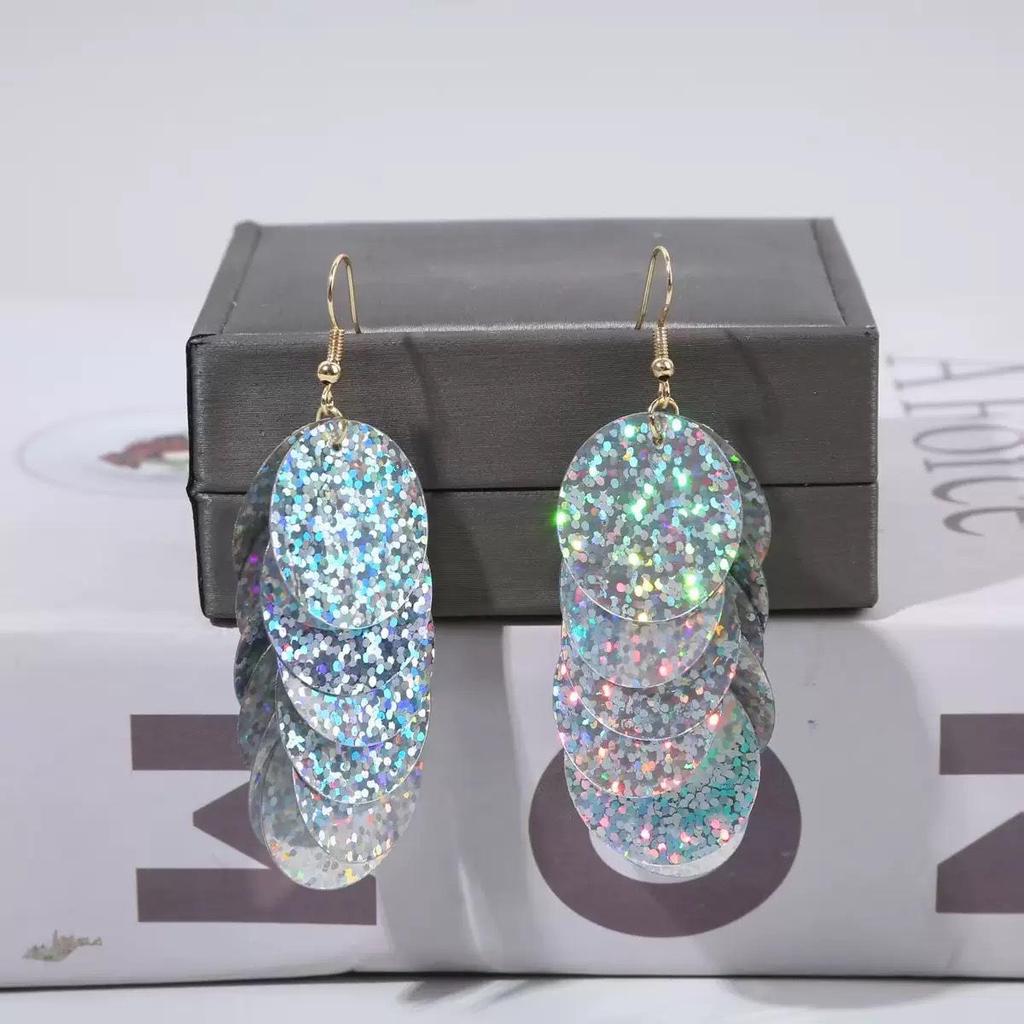 Round Tassel Earrings: Elegant Retro Design with Exaggerated Personality