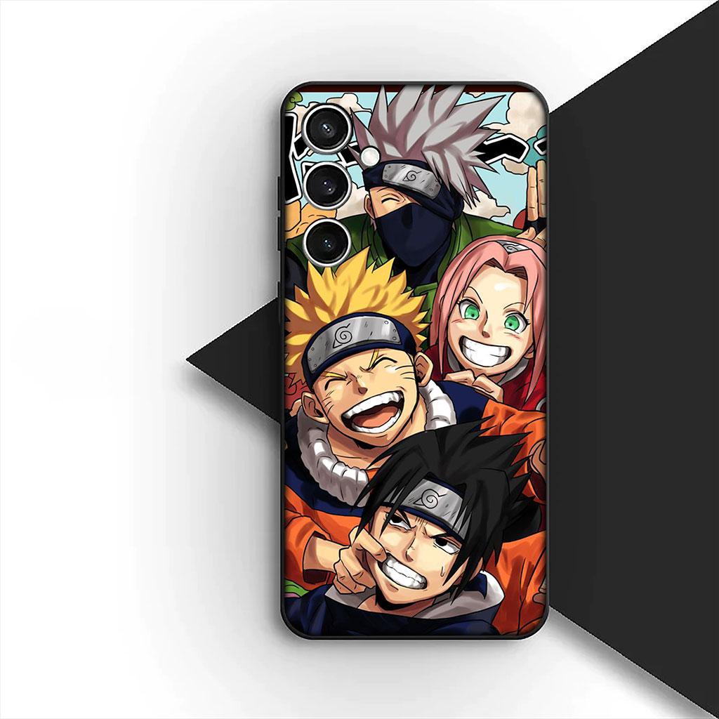 Jiraiya Narutos Sasuke Silicone Phone Cover for Samsung Galaxy S25 S24 S23 FE Ultra Plus S7 Edge S25+ S23+ A56 5G Soft Case