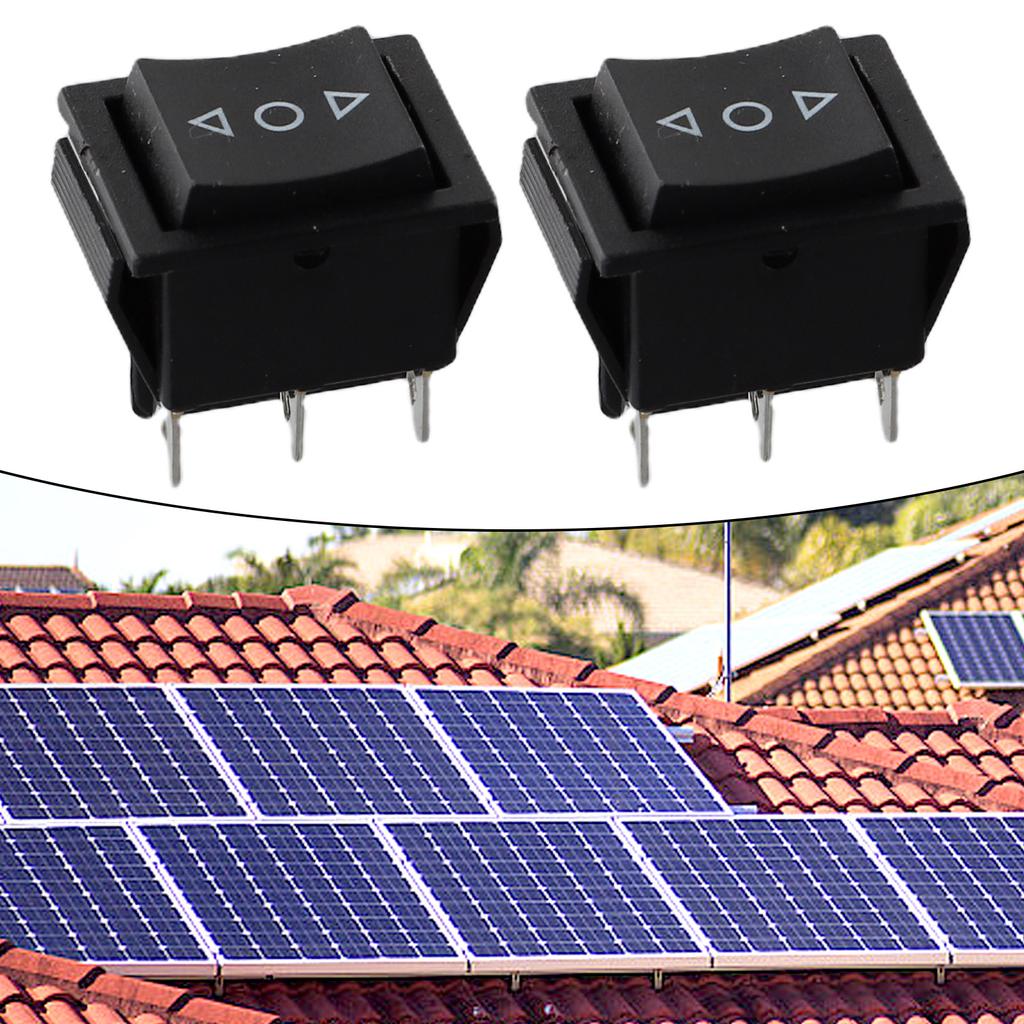 Mini Rocker Switch Black Double pole/throw For car motorcycle boat Accessories