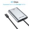 WAVLINK Thunderbolt 3 Mini Docking Station with HDMI Adapter, Dual 4K or Single 5K Display Adapter, Thunderbolt 3 Dual 4K or Single 5K