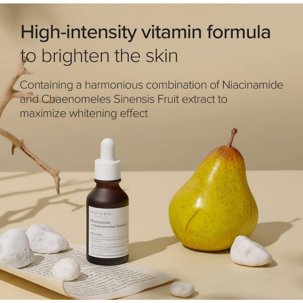 [Mini] Mary&May Niacinamide Chaenomeles Sinensis Serum, 10mL