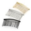 6pcs/lot 10 15 20 30 Teeth Black/Rhodium Hairpin Combs Wedding Hair Accessories Bridal Hair Combs DIY Jewelry Findings