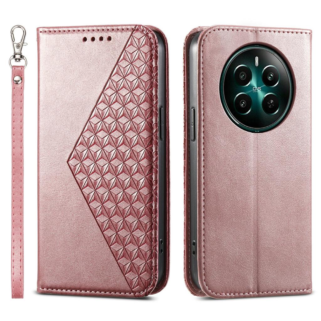 For Realme 12 4G/12+ 5G/Narzo 70 Pro 5G Wallet Case PU Leather Phone Cover Mobile Accessories